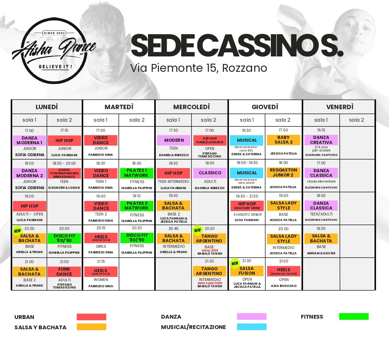 orari sede 1